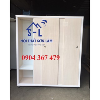 Tủ nhựa đài loan cửa lùa 4 cánh lớn 1m4 x 1m8