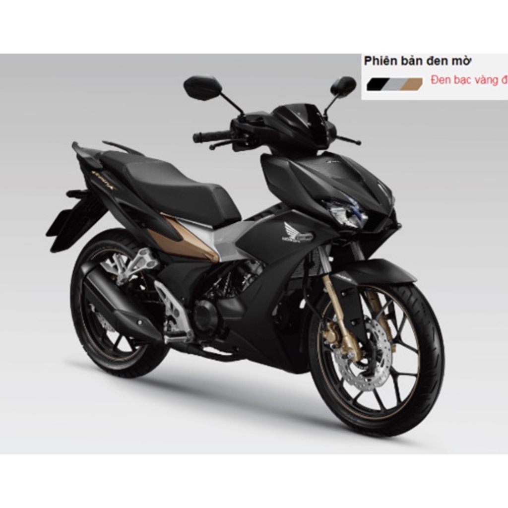 Nhựa dàn áo ốp đuôi sau winner x, ốp sườn màu đen nhám, phiên bản xe có abs