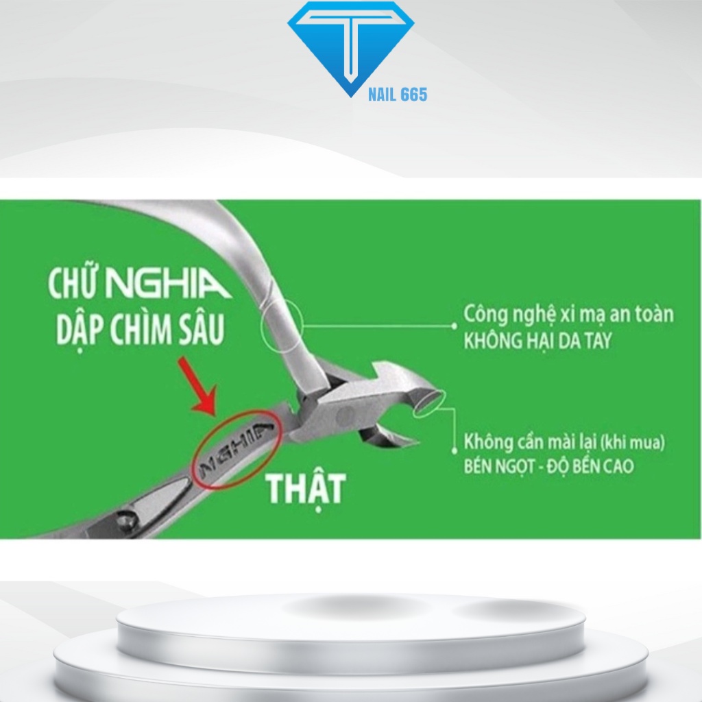 Kìm cắt da , móng tay nail , Kềm nghĩa  cắt da D555 chính hãng sắc bén