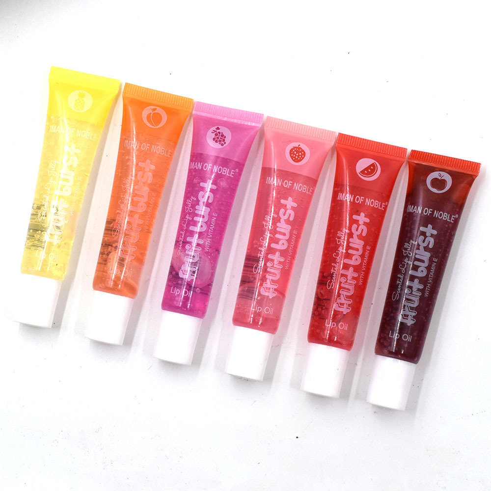 【Ready】 Wet Cherry Gloss Plumping Lip gloss Fuirt Burst Lip Oil Scented Lip Jelly Big Lip Gloss Moisturizer Shiny Vitamin E Mine colorlife