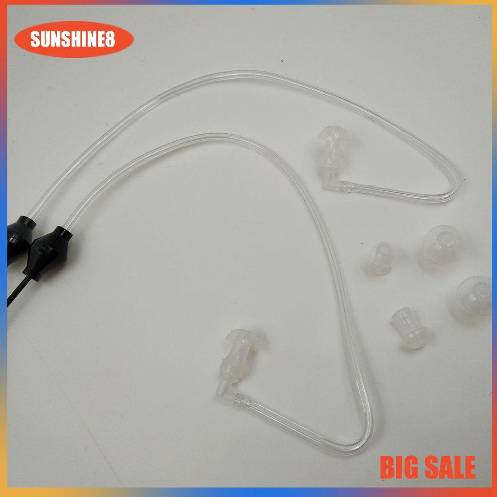 【SUN】Anti-Radiation Stereo Earphone 3.5mm Smartphone Air Acoustic Tube Earpiece