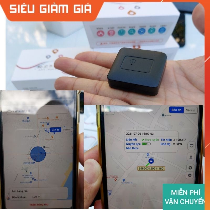 Định Vị Xe Máy ôto ,Định vị tàu thuyền Chống nước 100% chuẩn chính xác dính Nam Châm