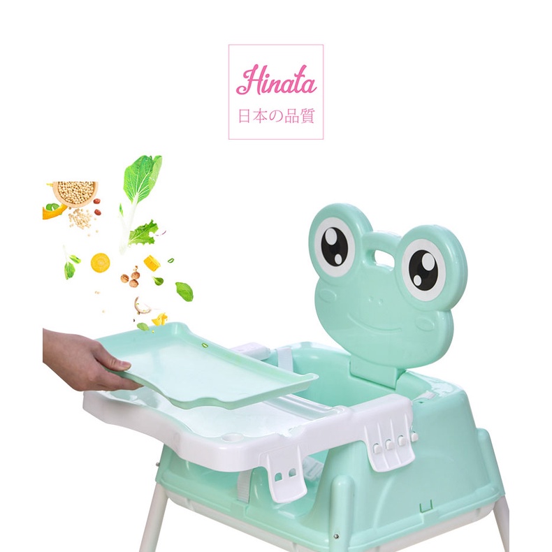 Ghế ăn dặm gấp gọn Hinata - Điều chỉnh 3 tư thế GAD03