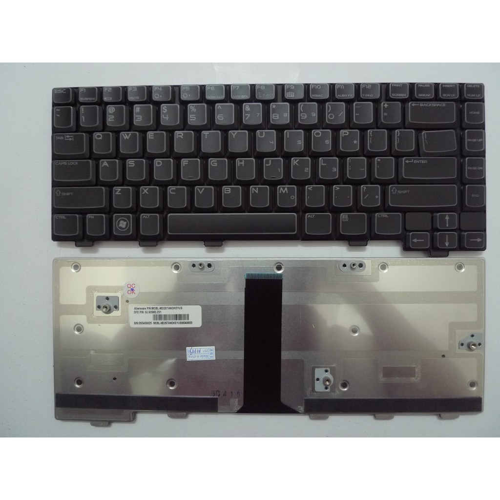 BÀN PHÍM Dell Alienware M15X,0MT749 TECLADO,MT178
