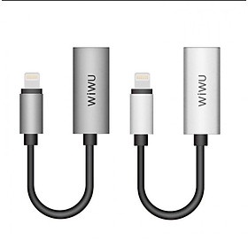 Jack Sạc Và Chuyển Đổi Tai Nghe WIWU LT01  Làm Bằng Vỏ Hợp Kim Nhôm Với Cáp ABS Siêu Bền - Hàng Chính Hãng