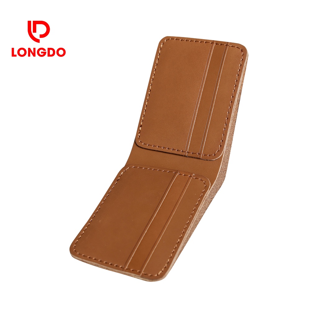 Ví da nam handmade - Cam kết 100% da bò thật - Bảo hành 5 năm - Thương hiệu uy tín Longdo Leather - B03