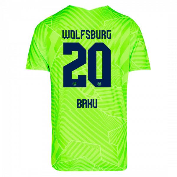 Áo Thun Bóng Đá Sân Nhà Nmechr Baku Arnold Gerhrrdt 2021-2022 VfL Wolfsburg