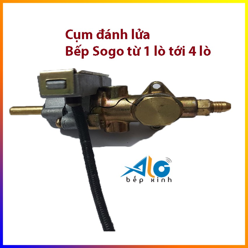 CỤM ĐÁNH LỬA Bếp ga công nghiệp Sogo 1 lò - sogo 2 lò - sogo 3 lò - sogo 4 lò - Xuất xứ Đài loan - Alo Bếp xinh