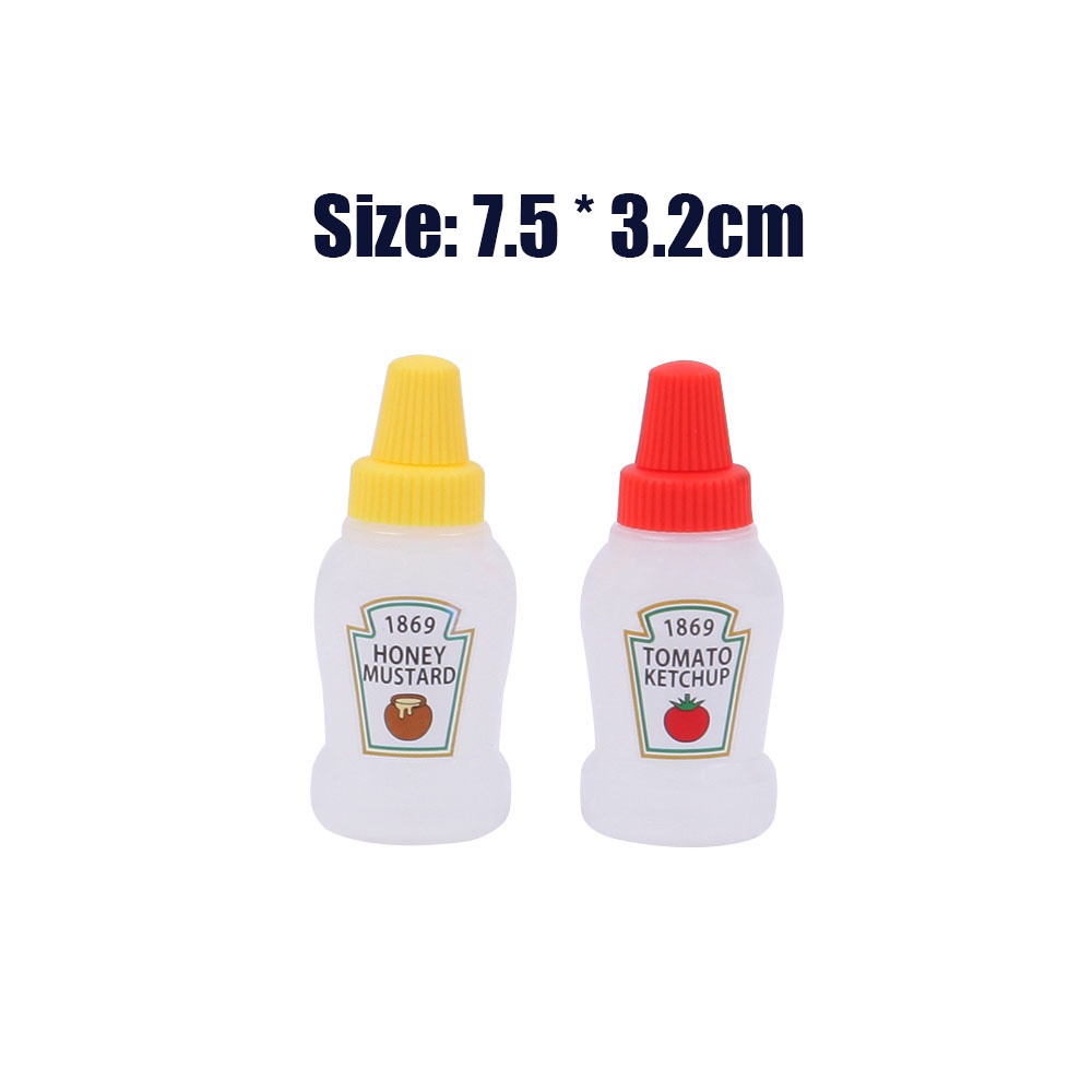 Set 2 Chai Rỗng 25ML Đựng Sốt Cà Chua Nước Sốt Salad Phong Cách Nhật Bản