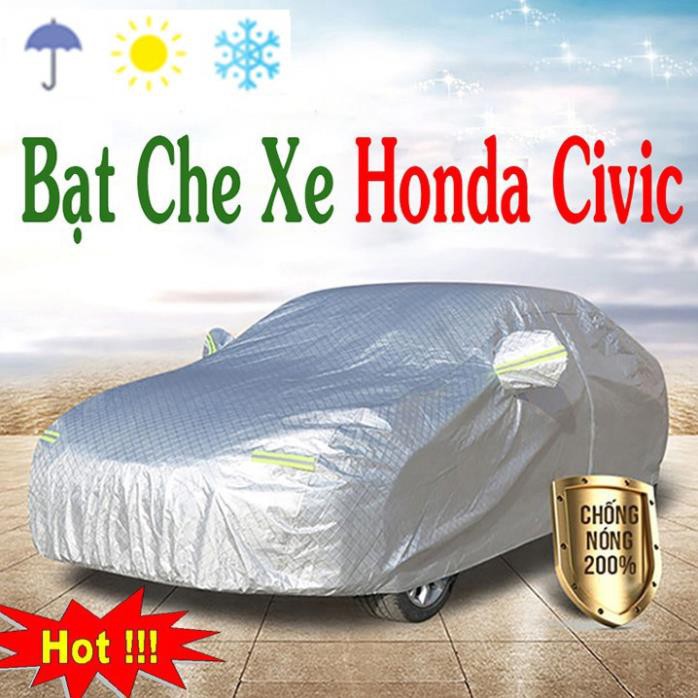 Bạt phủ ô tô - #Honda CIVIC CAO CẤP Cách Nhiệt( hàng cao cấp)