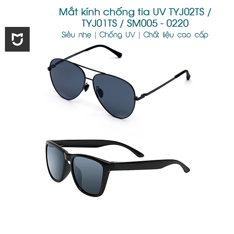 Mắt kính thời trang chống tia UV Xiaomi TYJ01TS / SM005 - 0220