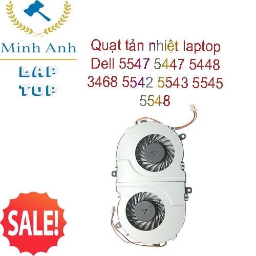 Fan Quạt laptop Dell inspiron 5547 5447 5448 3468 5542 5543 5545 5548 5457