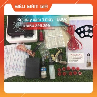 Bộ dụng cụ máy xăm 15 chi tiết trị giá 790k hàng có sẵn