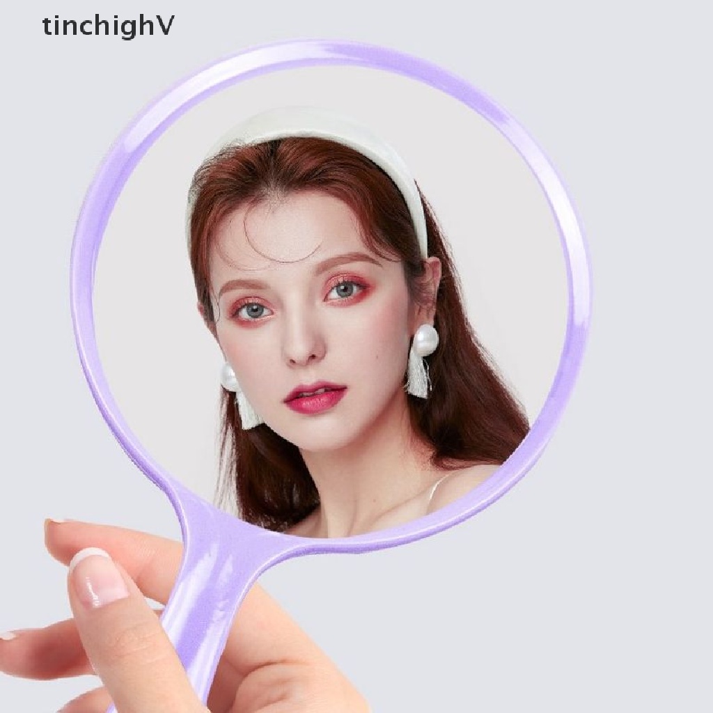 Gương Phóng Đại 1x / 3x Cầm Tay Hai Mặt Thiết Kế Trong Suốt Tiện Dụng