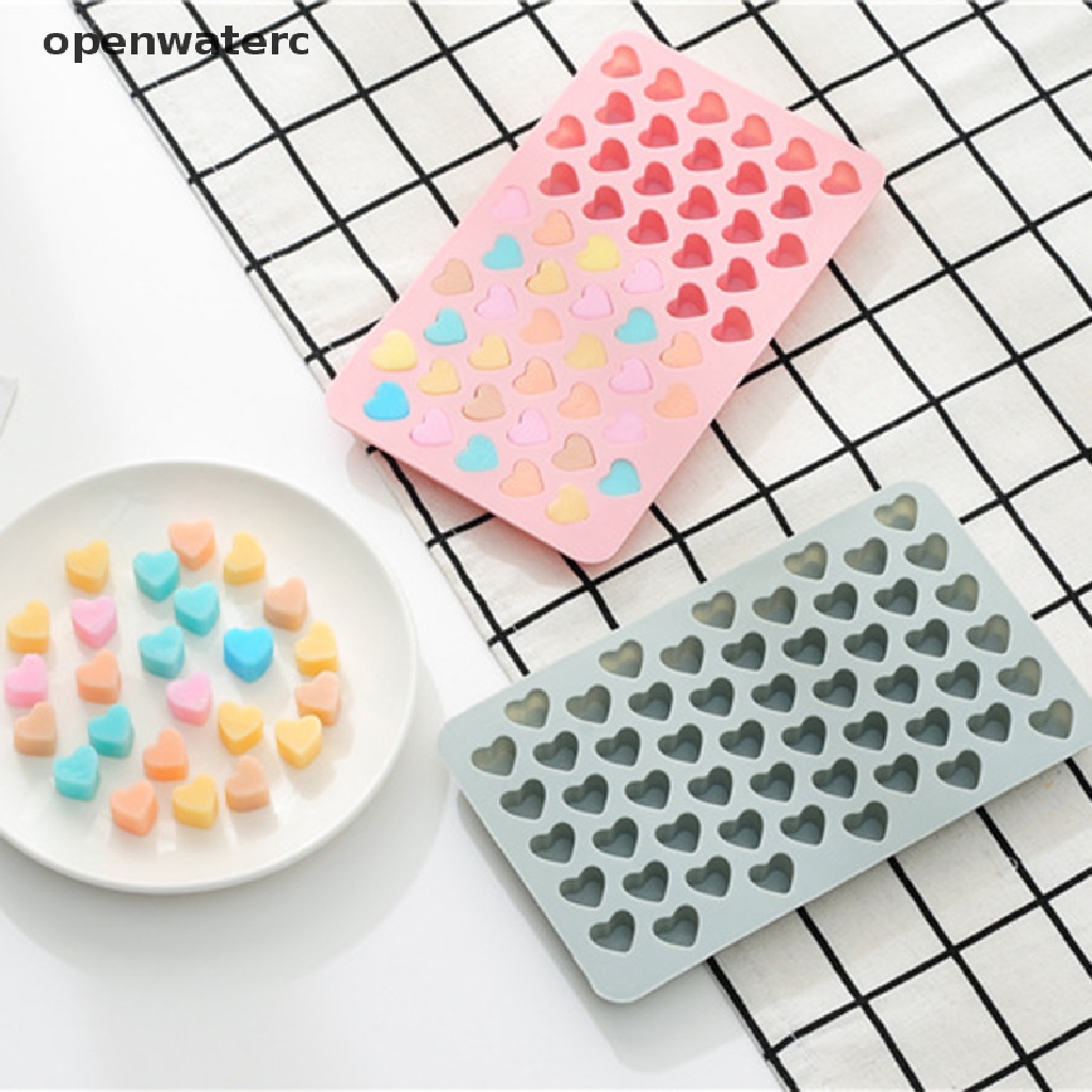 Khuôn Silicon Làm Đá / Sô Cô La / Đá Viên Hình Trái Tim Mini DIY
