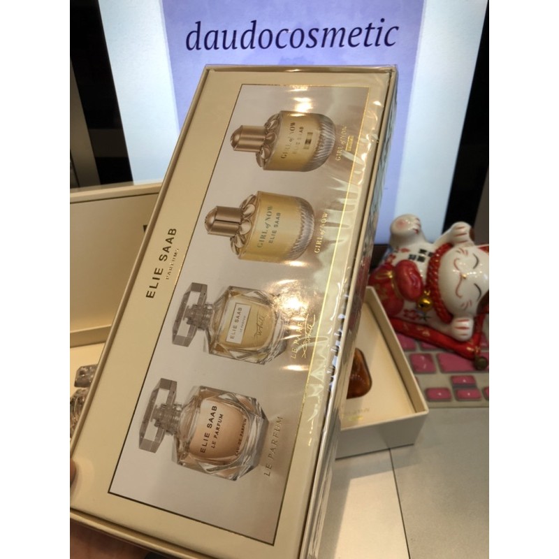 [ set mini ] Tách set Nước hoa Elie Saab Le Parfum EDP - In White -Girl Of Now EDP - Shine 7.5ml | BigBuy360 - bigbuy360.vn
