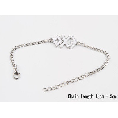 Lắc tay hợp kim mặt chữ EXO thời trang cho nam nữ