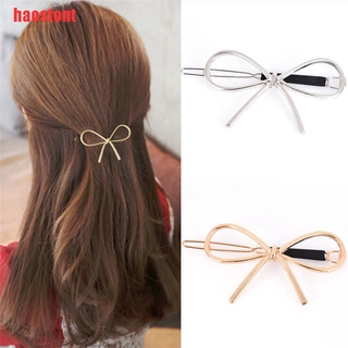 Kẹp tóc kim loại hình nơ vintage cho nữ