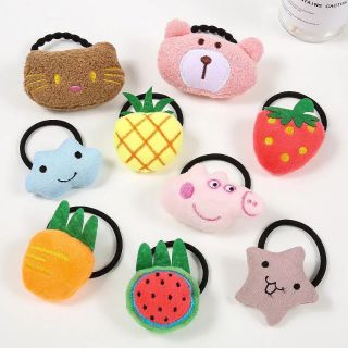 [2 TẶNG 1] Dây cột tóc gấu bông phong cách hàn quốc