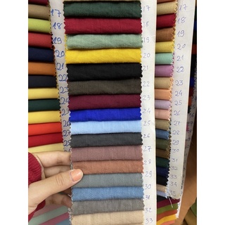 Vải linen thun đủ màu ib