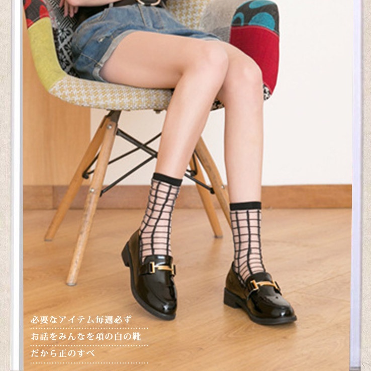 Vớ mỏng cổ cao phong cách Hàn Quốc thời trang mùa hè cho nữ | BigBuy360 - bigbuy360.vn