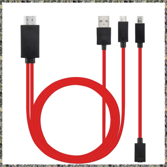 Cáp chuyển đổi 5 pin &amp; 11 Pin Micro USB MHL sang HDMI 1080P HD TV cho điện thoại Android