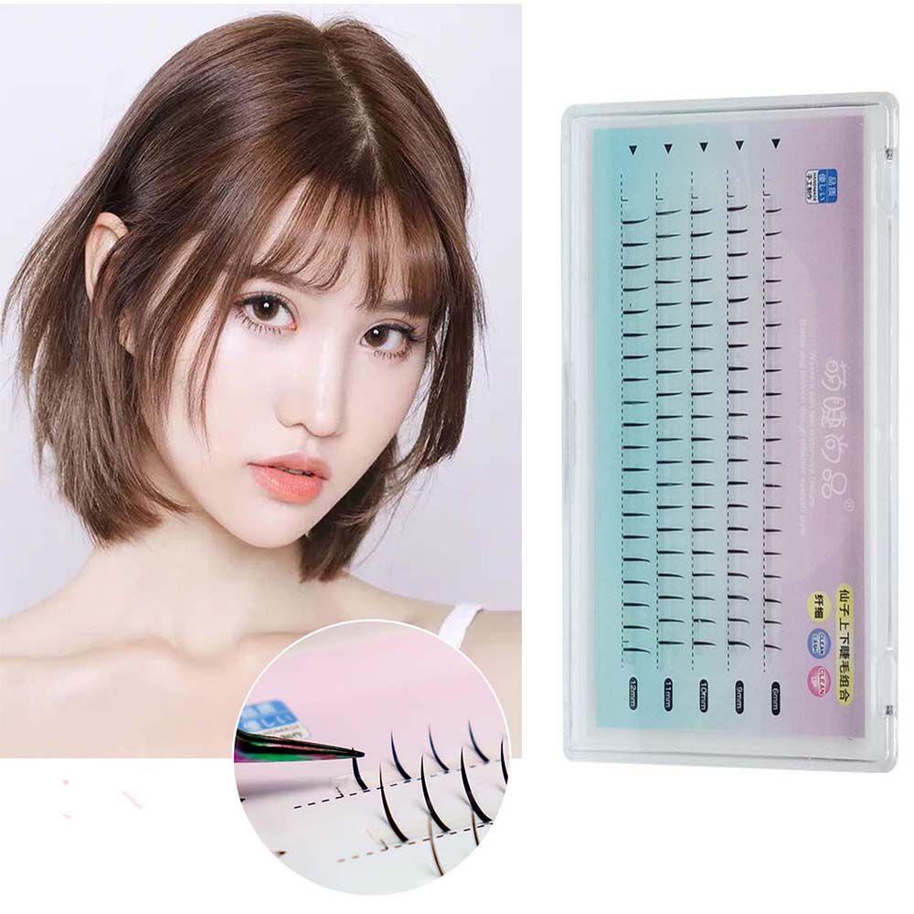 FALLFORBEAUTY Fairy Eyelashes DIY Long Lasting Segmented Soft Fiber Mixed Model C Curl Home Eyelash Extension Tool