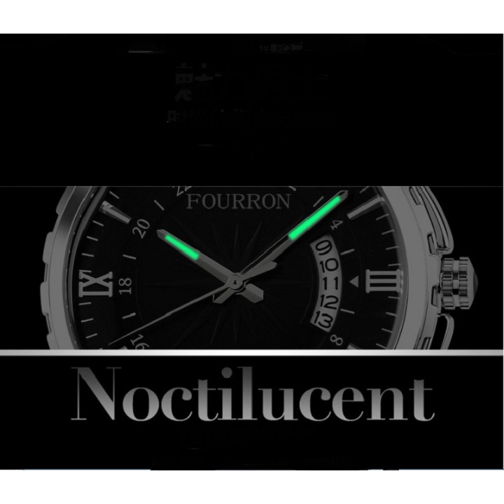 ĐỒNG HỒ NAM CAO CẤP CHÍNH HÃNG FOURRON, DÂY THÉP ĐÚC ĐẶC, KHÓA BƯỚM CAO CẤP, TẶNG CÂY CẮT MẮT DÂY, BẢO HÀNH 2 NĂM | BigBuy360 - bigbuy360.vn