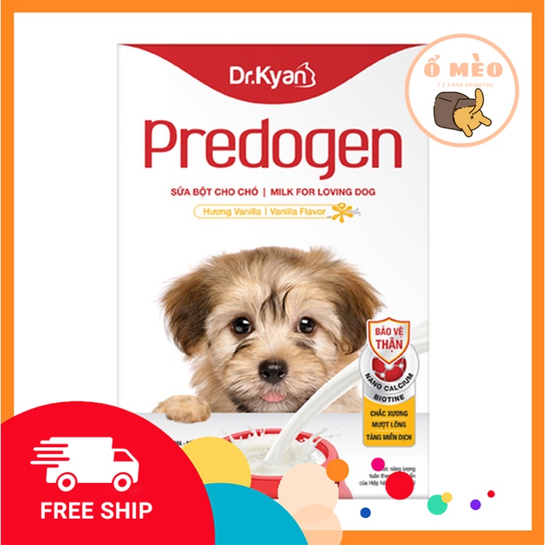 Sữa predogen sữa bột dinh dưỡng cho chó hộp 110g lon 400g