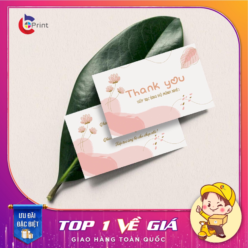 Card Cảm ƠnCảm Ơn, Card Cảm Ơn Khách Hàng - Size 9x5,4cm - Siêu Dễ Thương 😍 GIÁ RẺ VÔ ĐỊCH 😍 Cho Sốp ...