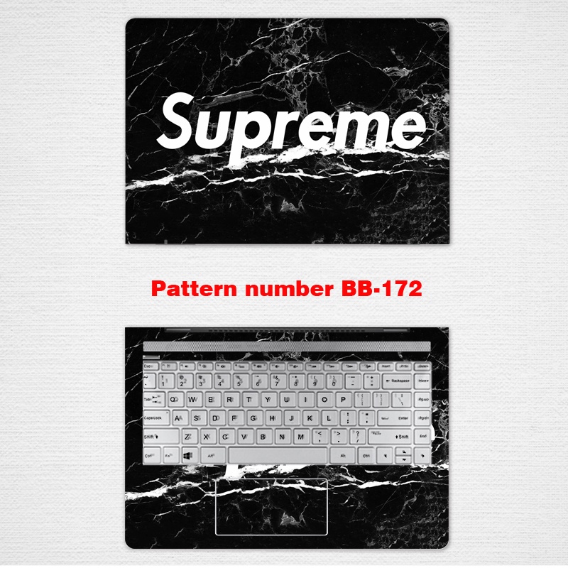 Bộ 2 Đề Can VINYL Tự Dính Họa Tiết Cẩm Thạch Cho laptop 12 13 14 15.6 Inches Notebook HP Pavilion Victus 15-AU 15-by 15-NProtector