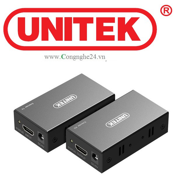 Bộ Kéo Dài HDMI to LAN 60M Unitek V100A