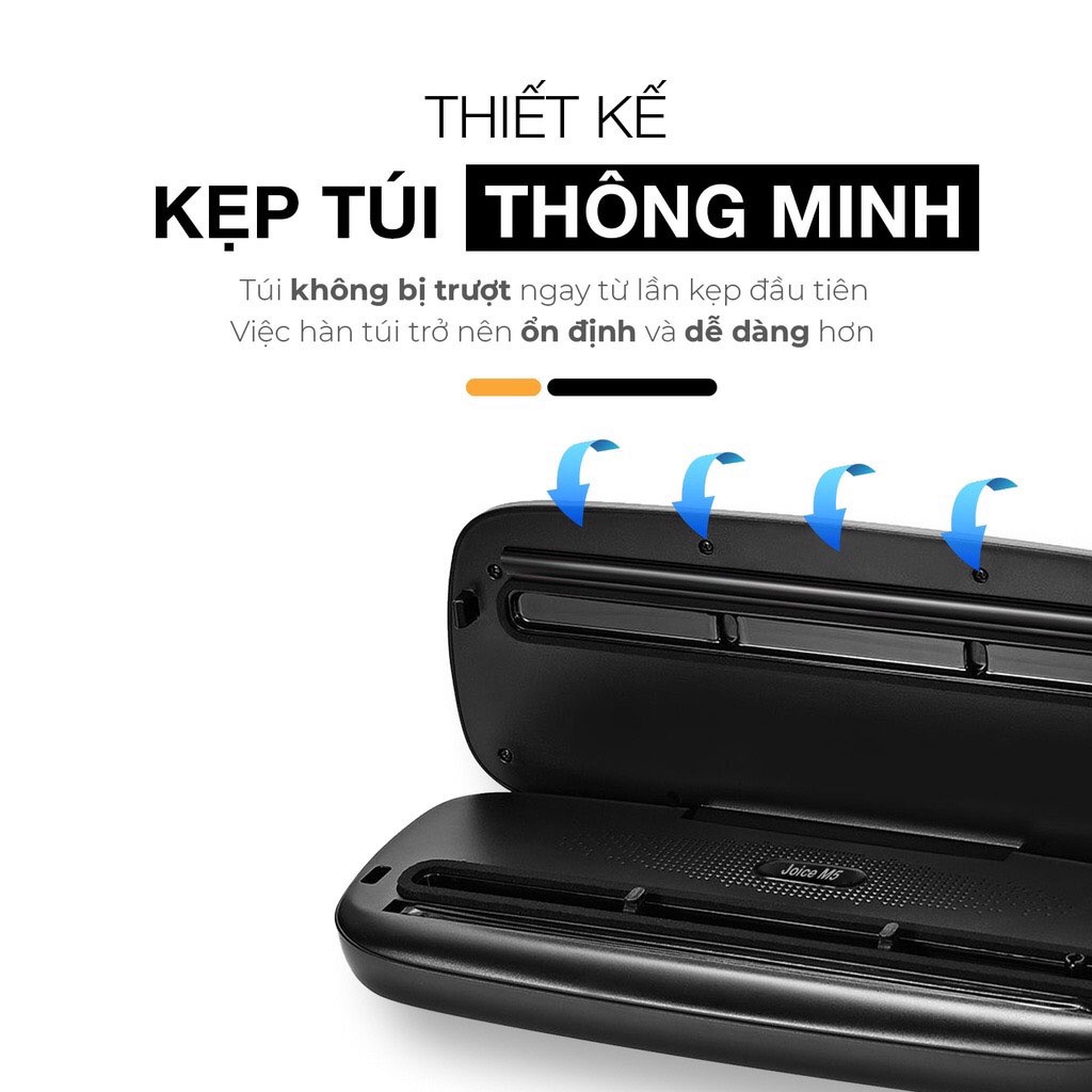 Máy Hút Chân Không Thực Phẩm Hàn Miệng Túi Cao Cấp, Máy Hút Chân Không Gia Đình
