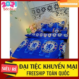 Bộ vỏ chăn ga gối 1m2 cao cấp mẫu chelsea set 4 món và 5 món