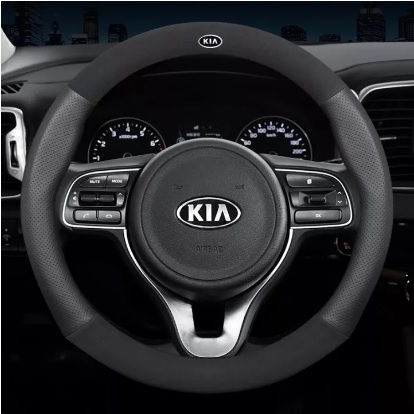 Bọc Vô Lăng Ô Tô Da lộn cao cấp Cho Kia Cerato Forte Optima Picanto Sorento Sportage Seltos Stonic K2 K3 K4 K5 K7 K9