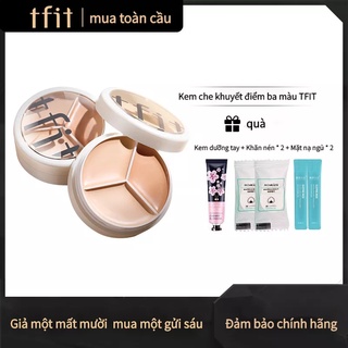 Kem che khuyết điểm ba màu TFIT Tri-Color Concealer Che các vết nám, lỗ chân lông không nhìn thấy, vết mụn, quầng thâm trên khuôn mặt