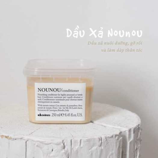 [Chính hãng_giá sỉ]Dầu xả phục hồi tóc hư tổn Nounou Davines Conditioner 250ml