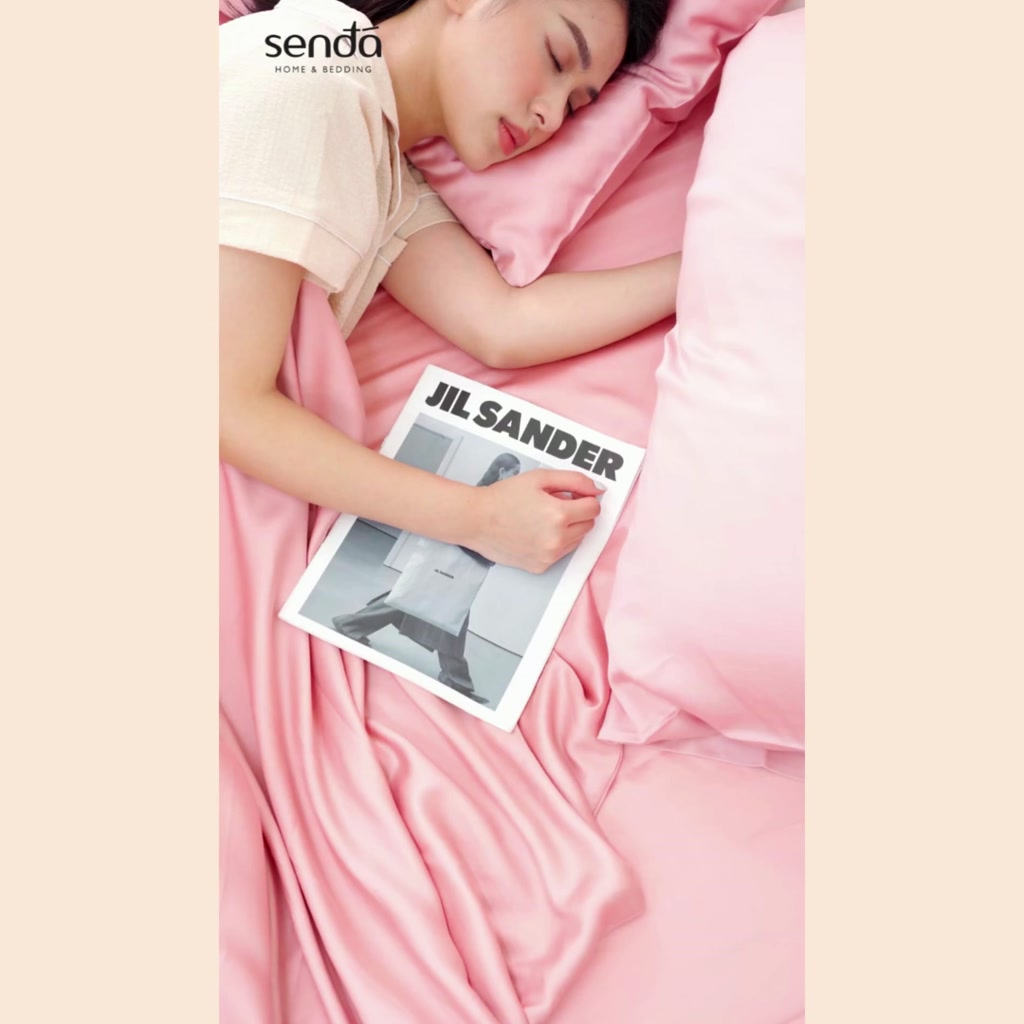 Vỏ gối Lụa Tencel 50x70 45x65 48x74 cm Sen Đá Home Bedding cao cấp trơn màu, áo, bao gối nằm 100% Lyocell 60s | BigBuy360 - bigbuy360.vn