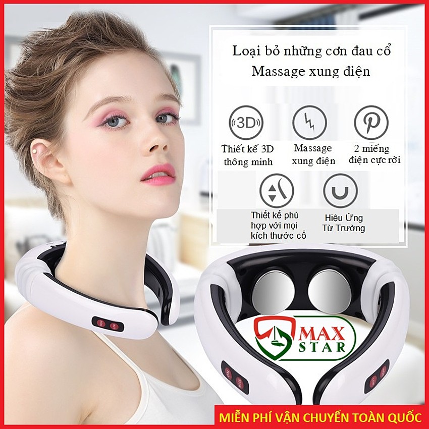 Máy Massage Cổ Vai Gáy Trị Liệu Cao Cấp CHÍNH HÃNG