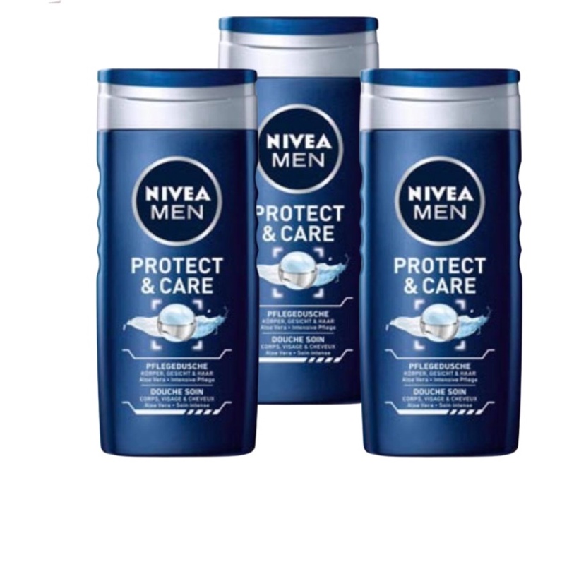 Sữa tắm Nivea men, cấp ẩm chăm sóc cơ thể, Nội địa Đức