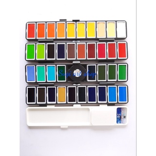 Màu Nước Superior dạng gập, Foldable Soild watercolor (Tặng quà)