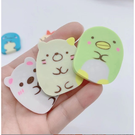 Tẩy sumikko thức ăn dáng dẹt T89 gôm cute tẩy dễ thương