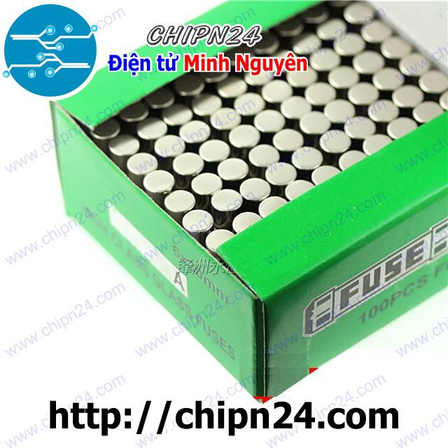 [5 CÁI] Cầu Chì Ống 6x30mm 2A 250V