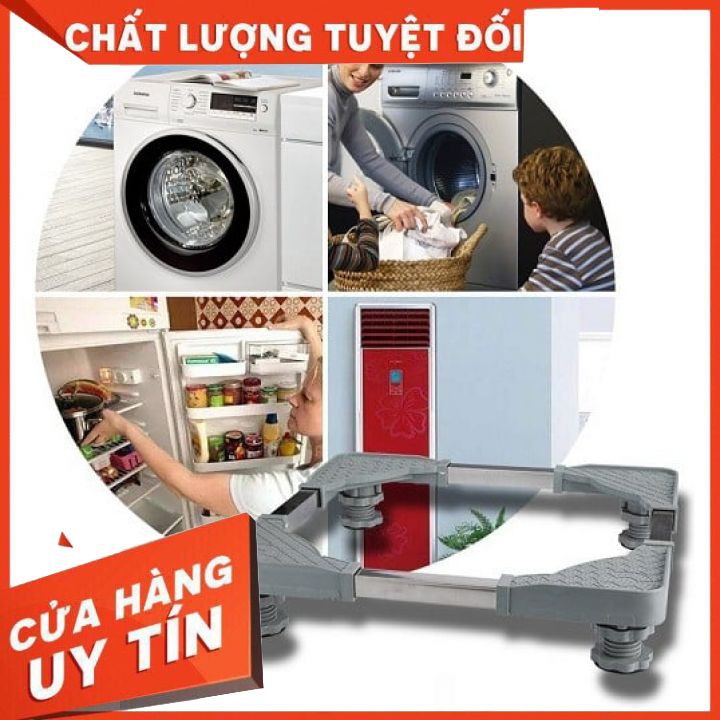 [HÀNG LOẠI 1]Chân Kê Máy Giặt Tủ Lạnh Đế Kê Chân Tủ Lạnh Máy Giặt Bằng Inox Đa Năng | BigBuy360 - bigbuy360.vn