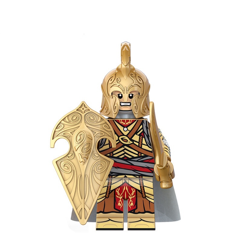Khối xây dựng Minifigure Magic Ring Ring King Elf Guard Minifigure đồ chơi giáo dục cho trẻ em