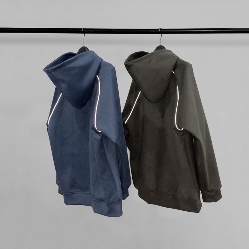 Áo hoodie phản quang Fuonero ss2 (da lộn )