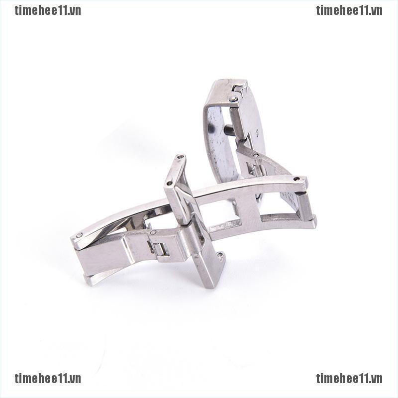 Móc Khóa Hình Bướm Bằng Thép Không Gỉ 18 / 20 / 22mm
