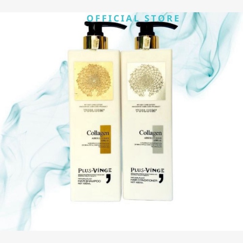Cặp Dầu Gội Xả Collagen Vinge Trắng Kích Thích Mọc Tóc,Phục Hồi Tóc Hư Tổn. Rin_chan Store
