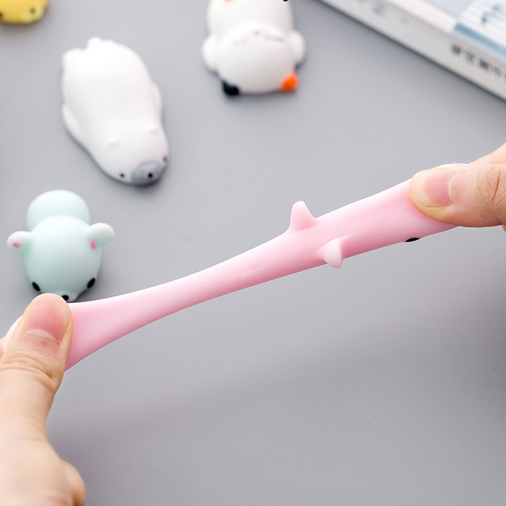 Đồ chơi nắn bóp mini dễ thương giúp giảm căng thẳng cho người lớn và trẻ em