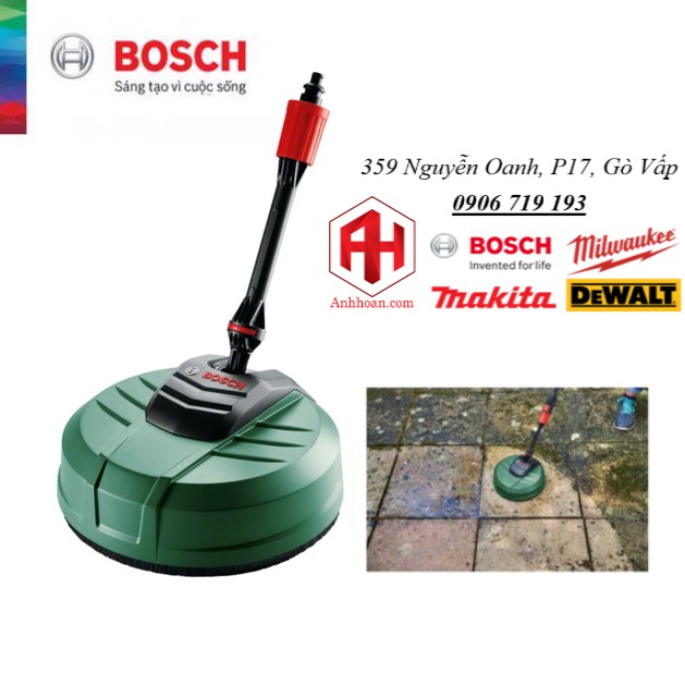 Phụ kiện máy rửa xe Bosch - Phụ kiện chà rửa sân